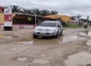 Jalinsum Rusak Parah Di Palas, Warga Ancam Boikot Bayar Pajak