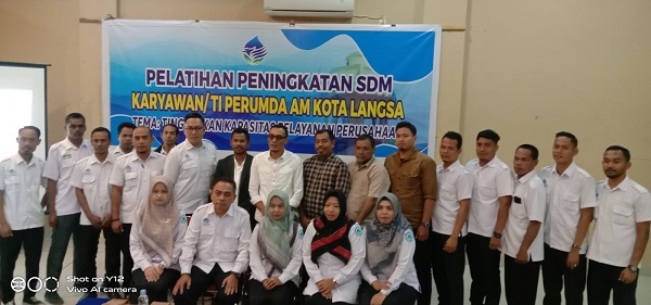 Tingkatkan Kapasitas Dan Pelayanan, PDAM Langsa Gelar Pelatihan Tingkatkan Kapasitas Dan Pelayanan, PDAM Langsa Gelar Pelatihan