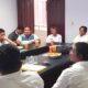 Pj. Sekdako Sabang, Andri Nourman memimpin rapat pembahasan Perwal tentang Sistem Pemerintahan Berbasis Elektronik (SPBE). (Waspada/ist.)