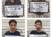 Polsek Medan Kota Amankan Empat Anggota Geng Motor
