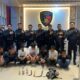 TIM PRC Polda Sumut meringkus kawanan geng motor diduga hendak melakukan tawuran, Minggu (19/4) dinihari. Waspada/Ist