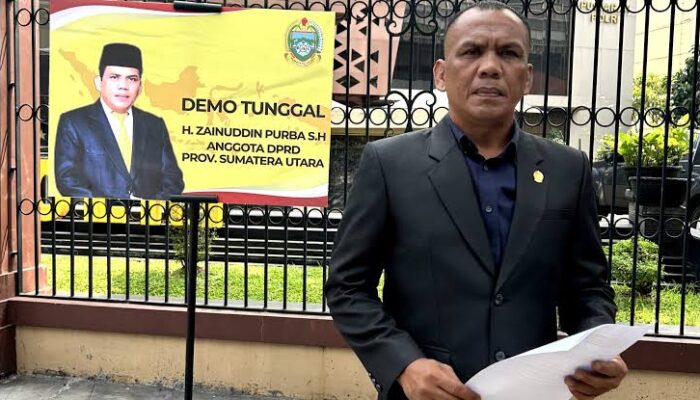 Zainuddin Purba: Meski Sudah Demo Tunggal Di Mabes Polri, Kapoldasu Dan BNNP Tak Bergeming, Ada Apa?