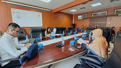 KOMISI III DPRD Medan gelar RDP dengan Dinas Pendidikan dan Kebudayaan Kota Medan di ruang Komisi III gedung dewan, Senin (6/3). Waspada/Yuni Naibaho
