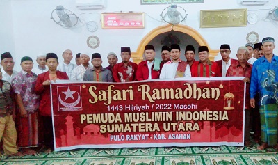 SAFARI Ramadhan 1443.H Pemuda Muslim Sumut di Kabupaten Asahan, tahun 2022. Waspada/Ist