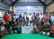 Site visit yang dirangkai Safari Ramadan 1444 H/tahun 2023 jajaran manajemen PLN UIP Sumbagut berlanjut ke Banda Aceh, Provinsi Aceh. GM PLN UIP Sumbagut, Octavianus Duha bersama jajarannya foto bersama.