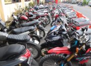 Polres P.Siantar Jaring 41 Sepeda Motor Knalpot Brong