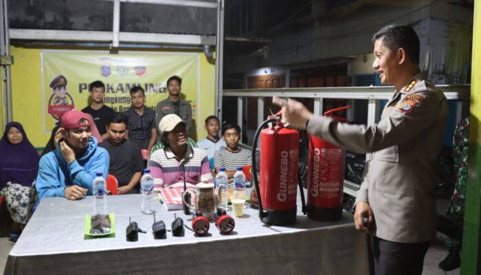 Dukung Tugas Polri, Kapolrestabes Medan Tinjau Poskamling