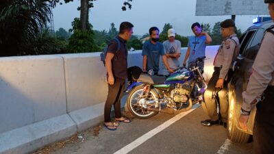 Polsek Bandara Bubarkan Remaja Nongkrong Di Pintu Masuk Dan Fly Over