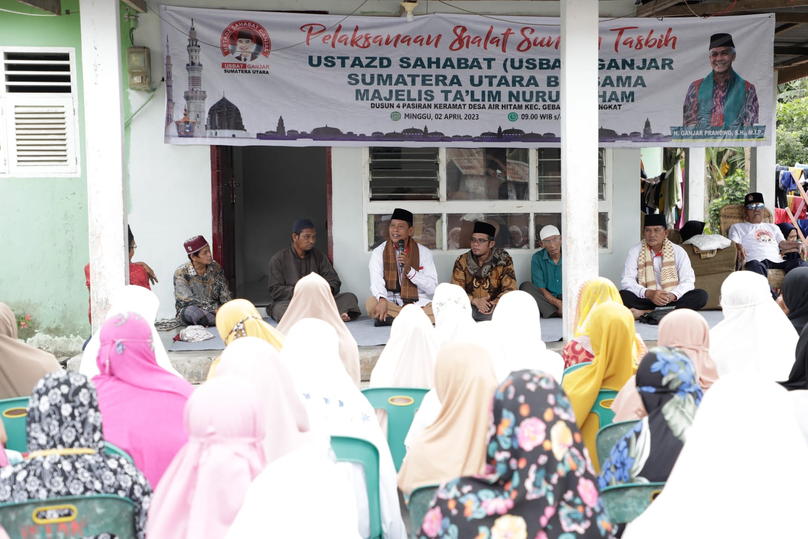 Berharap Rida Allah di Bulan Ramadan, Usbat Ganjar Sumut Dan Majelis Taklim Langkat Gelar Salat Sunah Tasbih