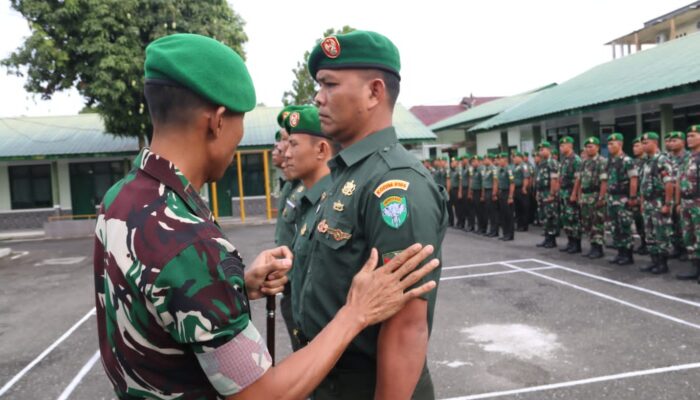 24 Prajurit Kodim 0105/Aceh Barat Naik Pangkat 