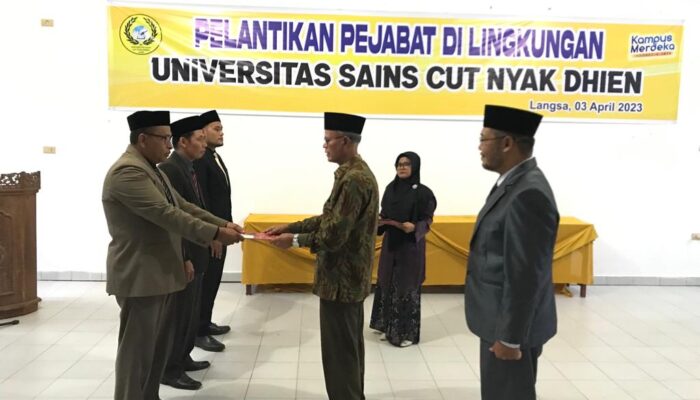 Tiga Warek USCND Dilantik