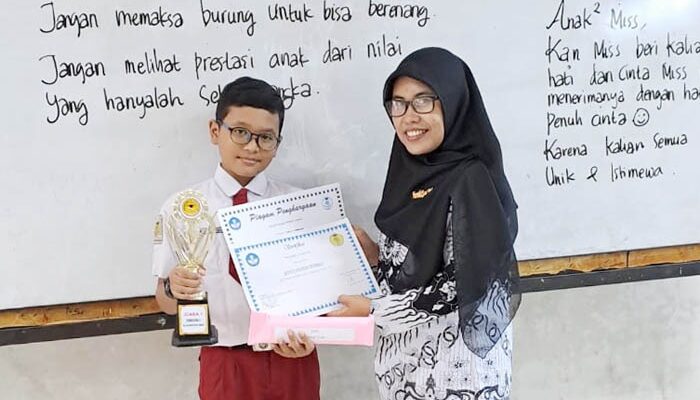 Ghozy Siswa SD Asy Syafi’iyah Medan Dua Tahun Berturut Raih Medali Di Ajang OLNAS