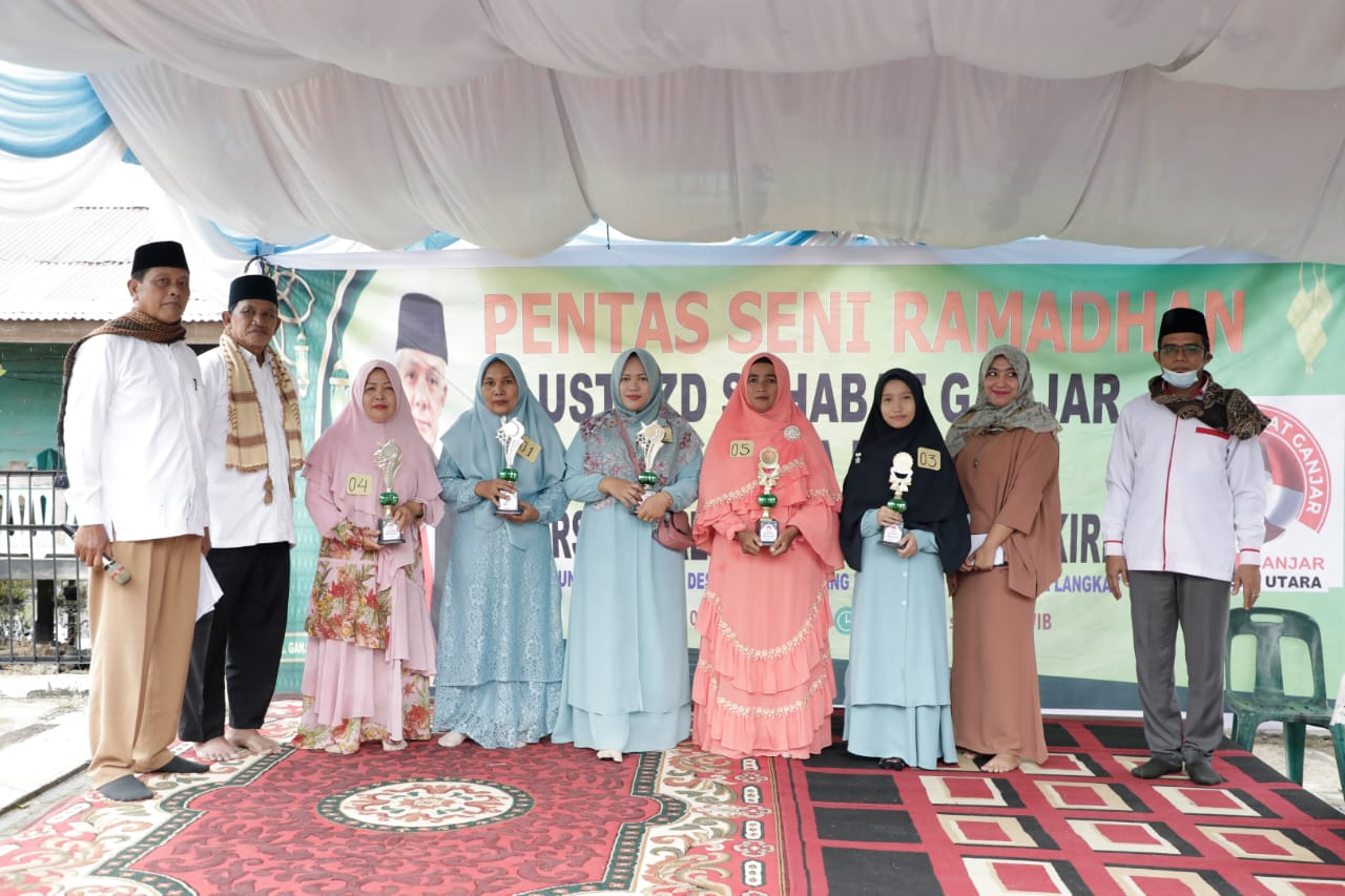 Wujud Fastabiqul Khairat, Usbat Ganjar Sumut Gelar Lomba Selawatan di Desa Padang Tualang