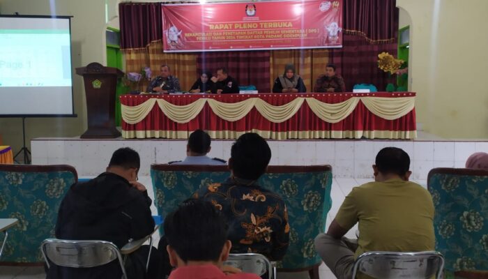 KPU Padangsidempuan Tetapkan DPS Pemilu 2024