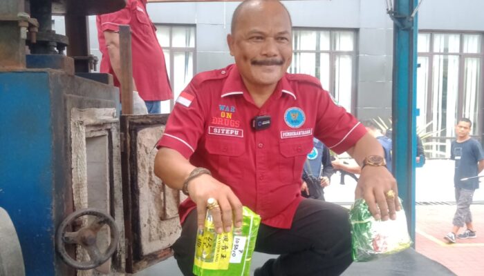 BNN Sumut Musnahkan 36 Kg Sabu