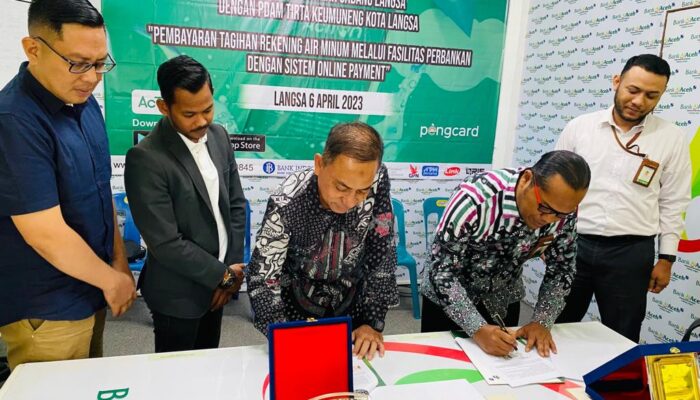 Perumda Air Minum Tirta Keumuneng Dan BAS Kerjasama Pembayaran Online