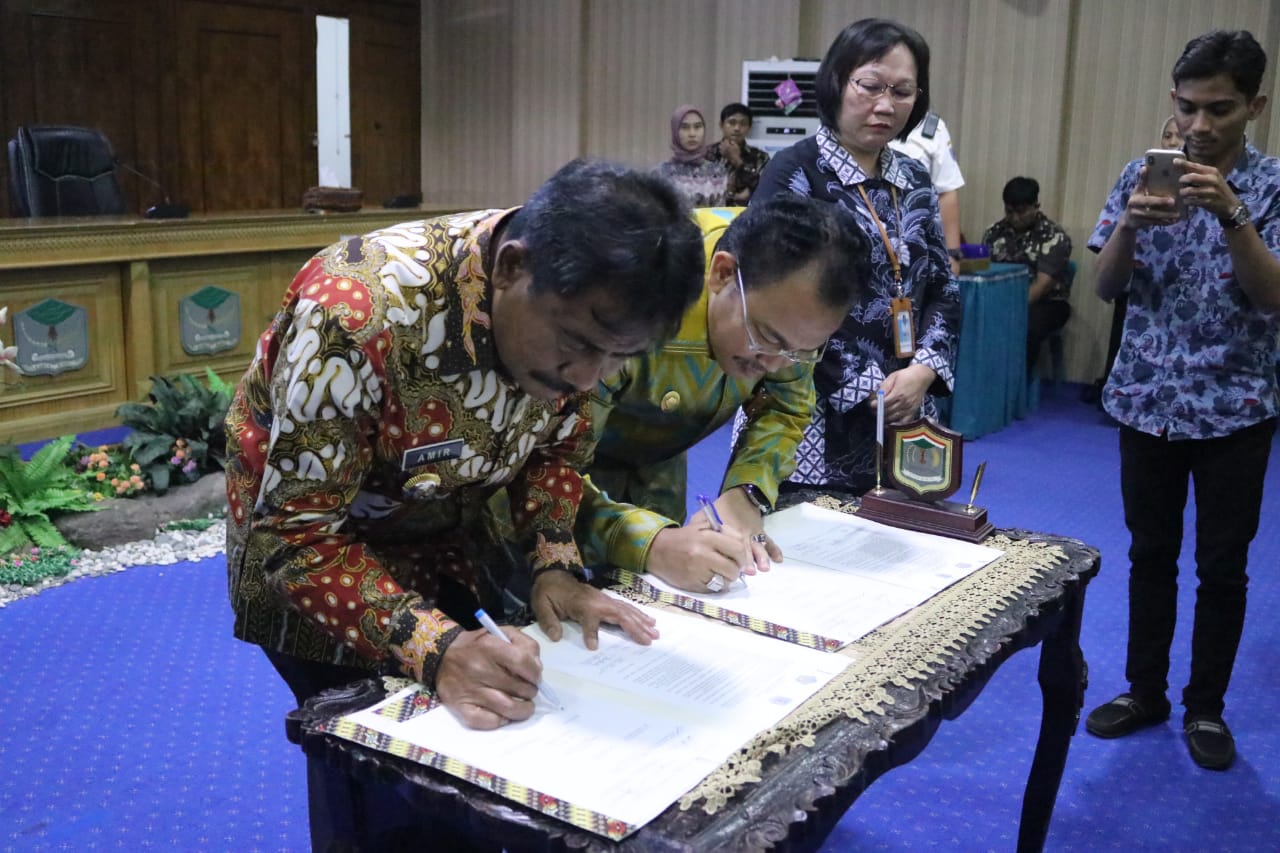 Wali Kota Tandatangani Nota Kesepakatan Dengan Dirjen Perbendaharaan Sumut