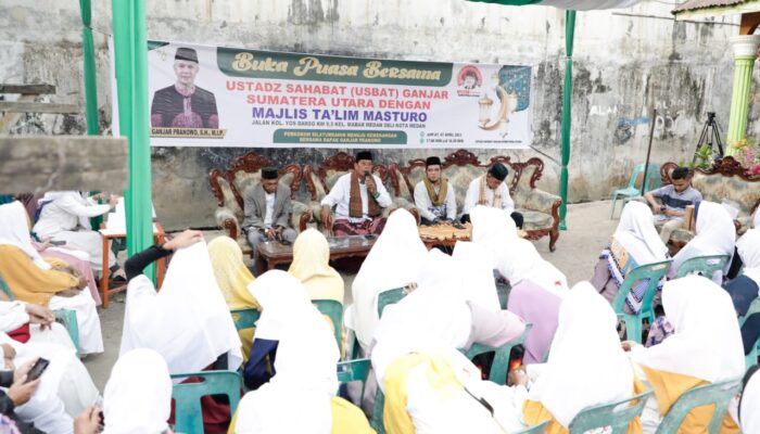 Usbat Ganjar Gelar Ngabuburit Bermanfaat Dan Bukber Bareng Majelis Taklim Medan