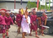 BNKP Kota Gunungsitoli Gelar Teatrikal Jalan Salib