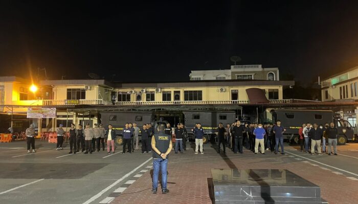 Polrestabes Medan Bersama Polda Sumut Gelar Patroli Skala Besar