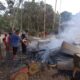 Gegara Mancis, Kios Milik Janda Ludes Terbakar