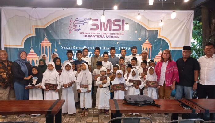 SMSI Sumut Bukber Dan Santuni Anak Yatim Piatu