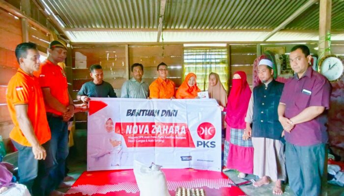 Nova Zahara Bantu Korban Kebakaran di Aceh Tamiang