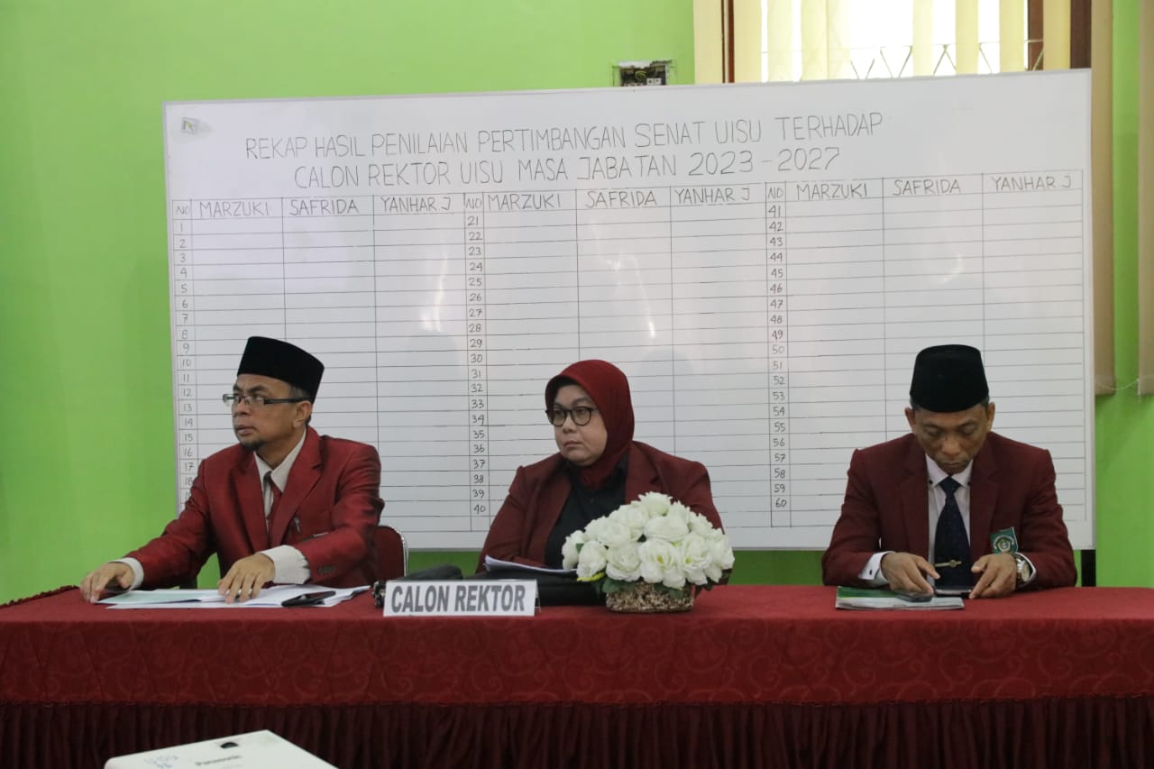 Pemilihan Rektor UISU Memasuki Pertimbangan Senat Universitas
