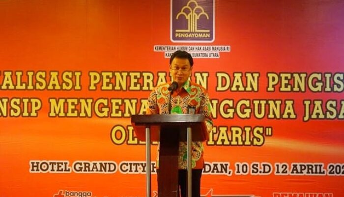 Kemenkumham Sumut Sosialisasi Penerapan Dan Pengisian PMPJ Bagi Notaris