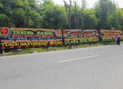 Berhasil Tangkap “Si Raja Narkoba”, Polrestabes Medan Dikirimi Papan Bunga