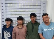 Buat Resah Warga, Polsek Medan Kota Amankan 4 Remaja Geng Motor