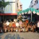 KETUA STMIK Kaputama Dr. Relita Buaton ST. M.Kom poto bersama disela kegiatan buka puasa bersama. Waspada/ist