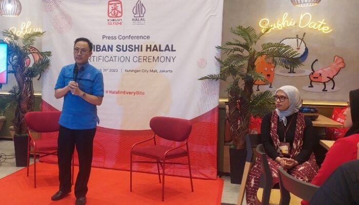 Ichiban Sushi Kantongi Sertifikat Halal MUI dan BPJPH