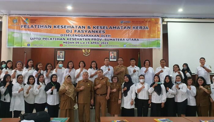 Hadiri Pelatihan K3 Fasyankes Kadiskes Sumut: Kasus Kecelakaan Kerja Bisa Diturunkan
