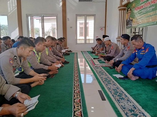 Kapolres Simeulue Gelar Binrohtal Kapolres Simeulue Gelar Binrohtal