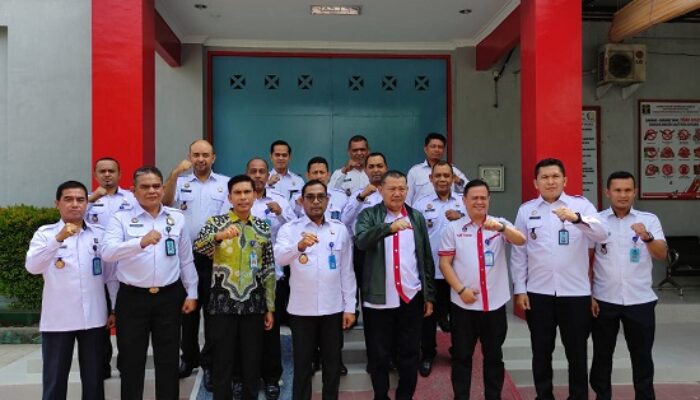 Plt. Kalapas Lhokseumawe Terima Kunjungan Irwil I Kemenkumham