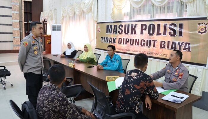 Kapolres Dhani Pastikan Perekrutan Calon Anggota Polri Bebas KKN
