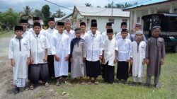 Sebagian santri Pondok Pesantren Darul Aitami, Desa Linggi, Kabupaten Simeulue. Waspada/Ist