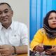 H. Harun Musthafa Nasution (Wakil Ketua DPRD Sumut) dan Elpianti Harahap, ST (Kadis PUPR) Madina. Waspada/Ist
