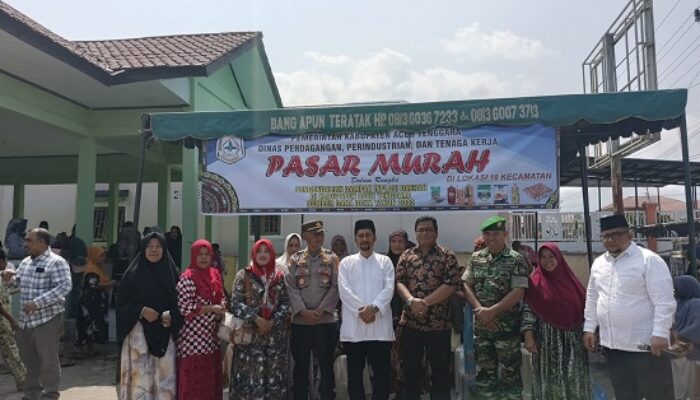 Jelang Hari Raya Idulfitri, Pemkab Agara Gelar Pasar Murah