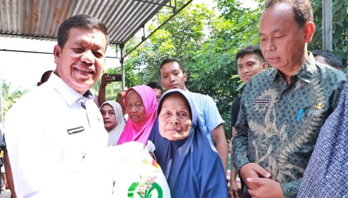 Bupati Simalungun Launching Cadangan Beras Pemerintah Untuk Bantuan Pangan 2023
