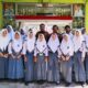 23 siswa/siswi SMA negeri 1 Barumun Kabupaten Padanglawas berhasil lulus jalur prestasi ke sejumlah politeknik kesehatan Kemenkes.(Waspada/Idaham Butar Butar/B)