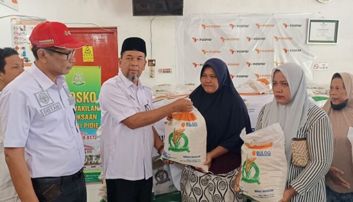 Pemkab Pidie Salurkan Bantuan Pangan Untuk 56.563 KPM