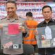 Kapolres AKBP Fernando (dua kiri) bersama Kasat Reskrim AKP Banuara Manurung (paling kiri) dan Kasi Humas AKP Rusdi Ahya (tiga kanan), saat temu pers di Mapolres, Jl. Jend. Sudirman, Rabu (5/4), menunjukkan barang bukti hasil pengungkapan 196 kasus ketika Polres Kota Pematangsiantar melaksanakan Operasi Pekat Toba 2023.(Waspada-ist).