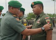 Danrem 022/PT Lantik Personel Yang Naik Pangkat
