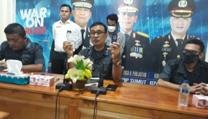 BNNK Gunungsitoli Amankan Tersangka Kurir Sabu Asal Deliserdang