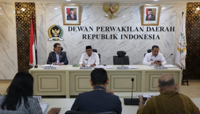 Setjen DPD, DPR Dan MPR RI Bahas Persiapan Sidang Bersama Tahun 2023