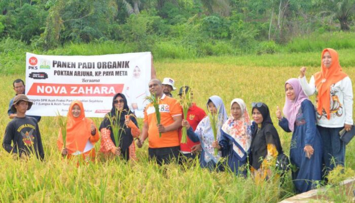 Nova Zahara Minta Pj Gubernur Dukung Pengembangan Padi Organik