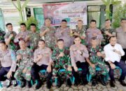 Koramil 07 Dan Polsek Simpang Tiga Gelar Halalbihalal