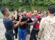 Polsek Tamiang Hulu Evakuasi Korban Hanyut Di Pamandian Wisata Kaloy